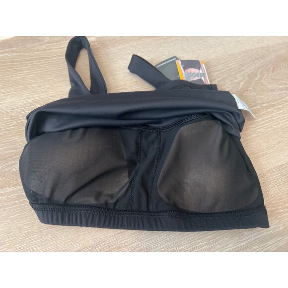 Avia Women’s Softsculpt Sports Bra Size XS Black Compression Athleisure Longline - Picture 6 of 6